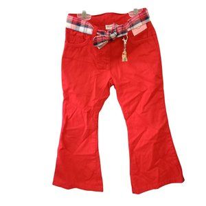 NWT Gymboree New York Girl Red Flare Pants Size 3